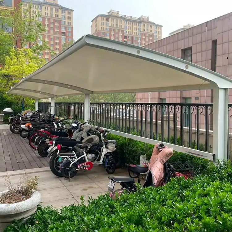 上高县膜结构电动车棚